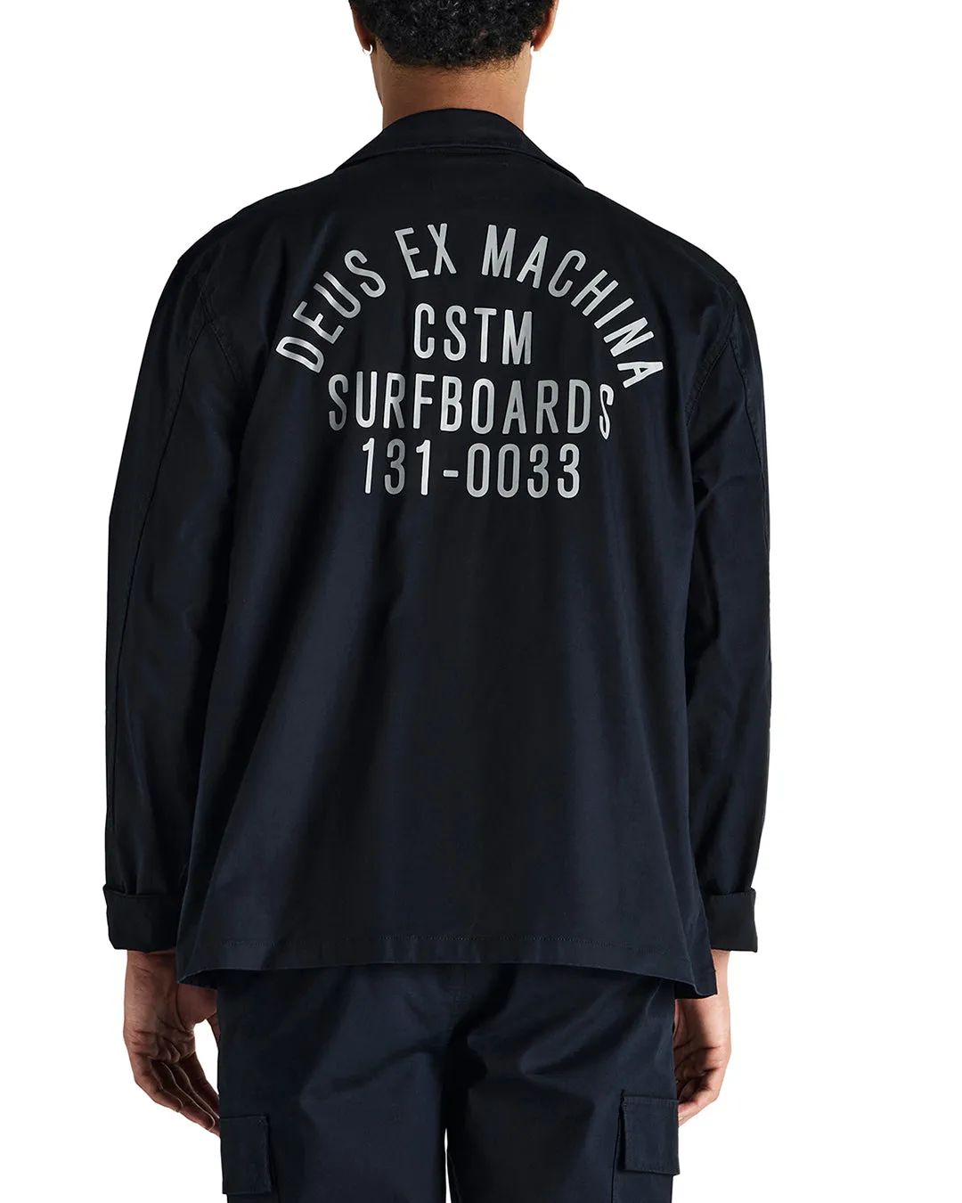 Tommy Poplin Surf Shirt - Black sold by Deus Ex Machina