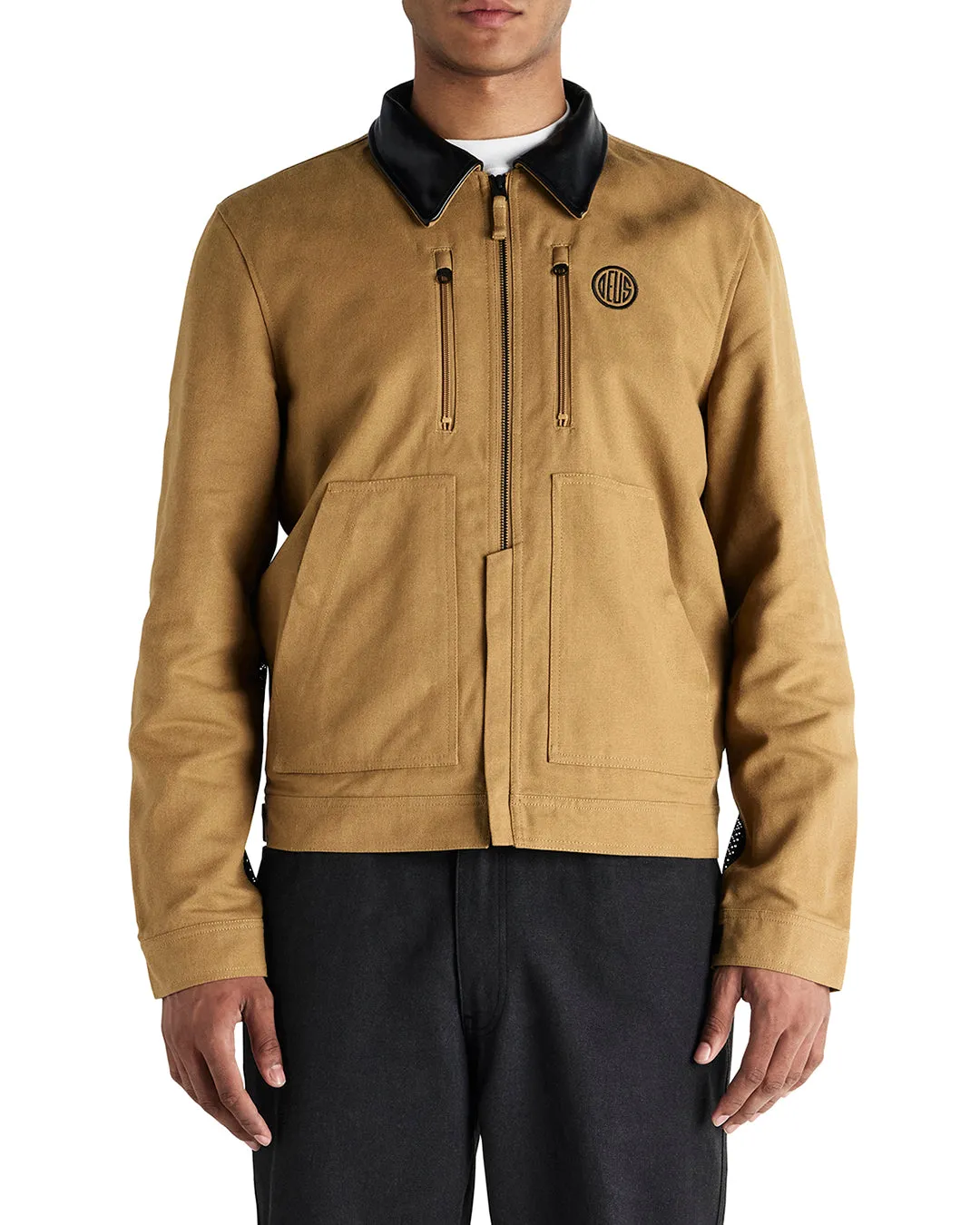 Road Mesh Jacket - Dijon sold by Deus Ex Machina