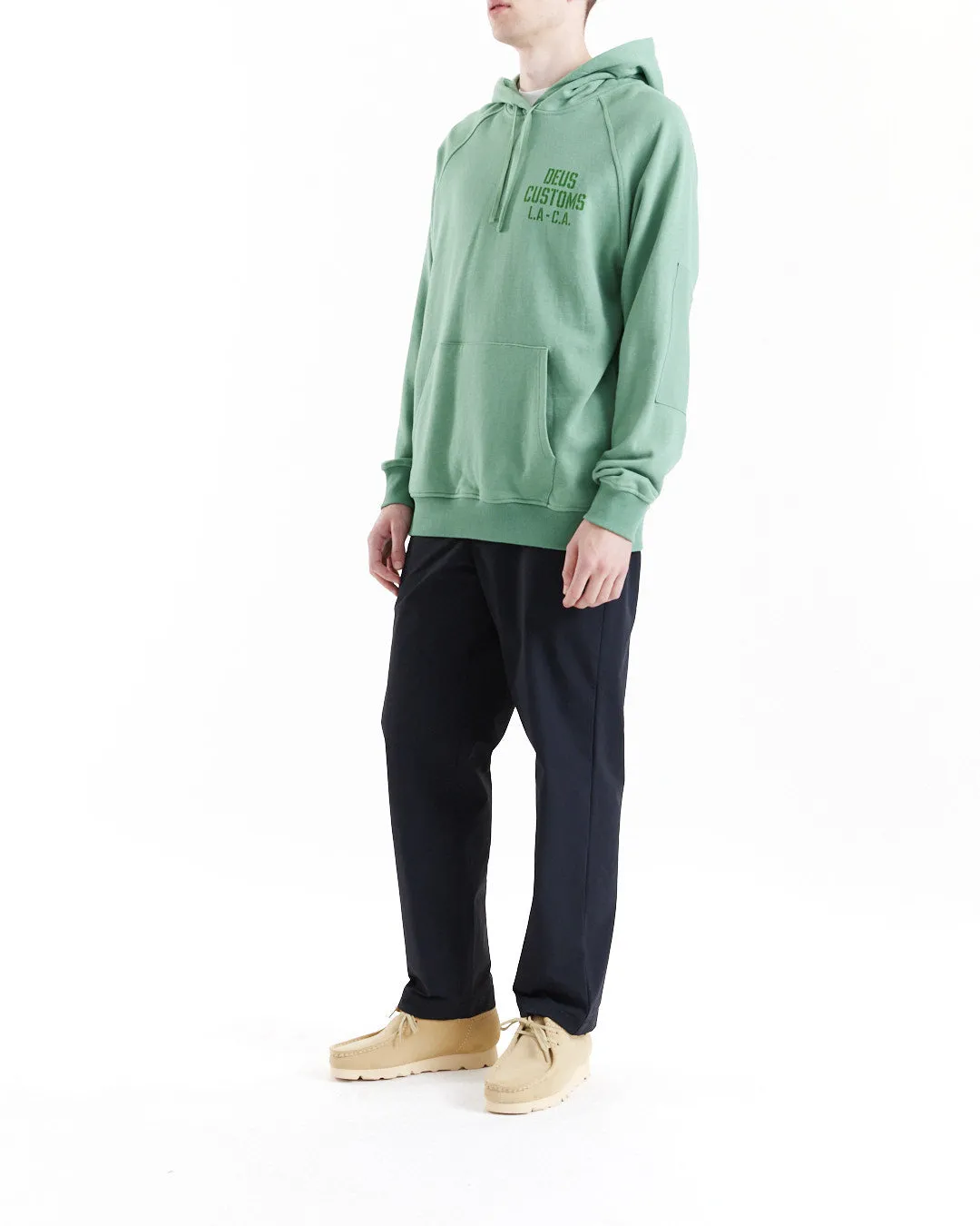 Quay Hoodie - Shale Green sold by Deus Ex Machina product image thumbnail 3