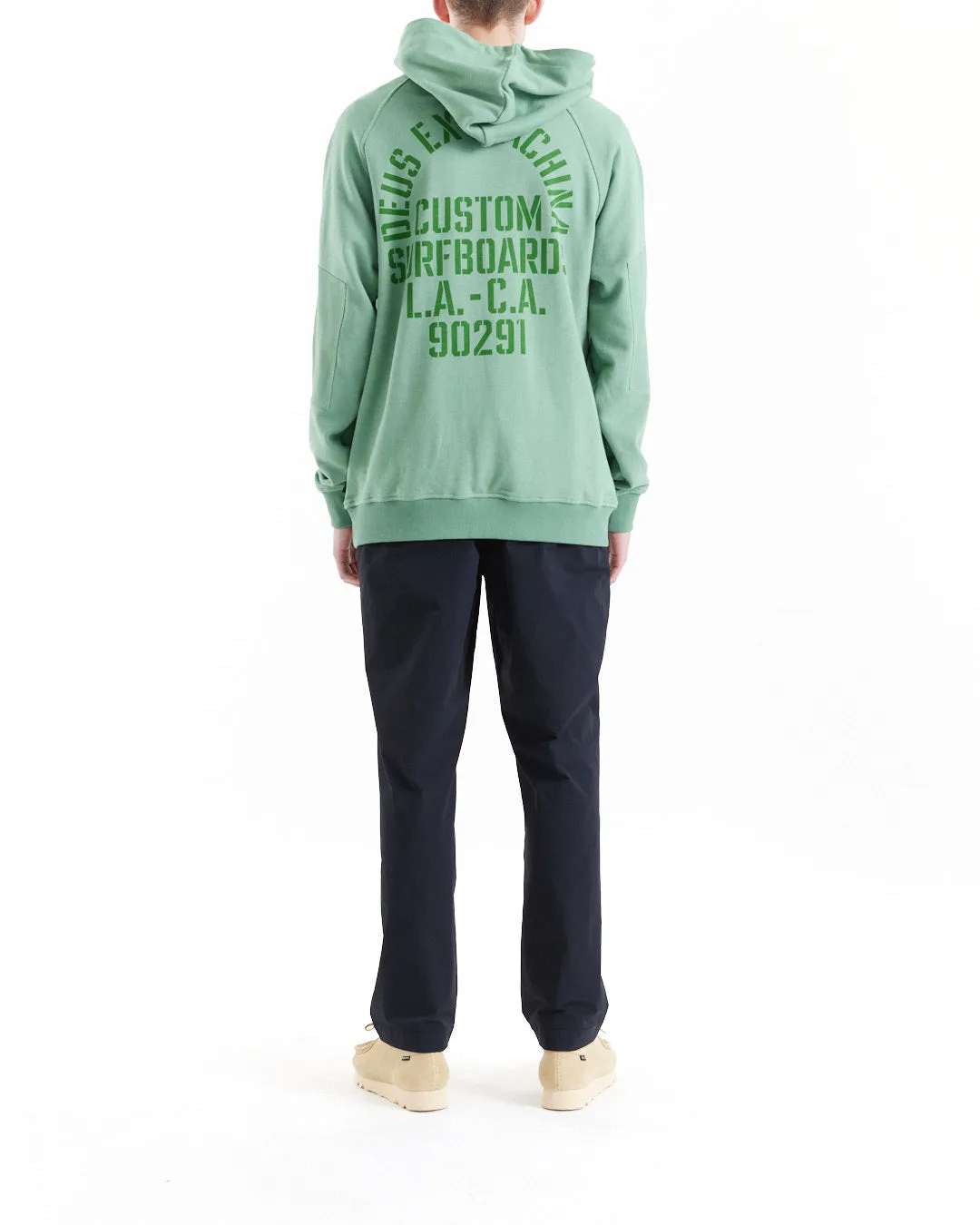 Quay Hoodie - Shale Green sold by Deus Ex Machina product image thumbnail 4