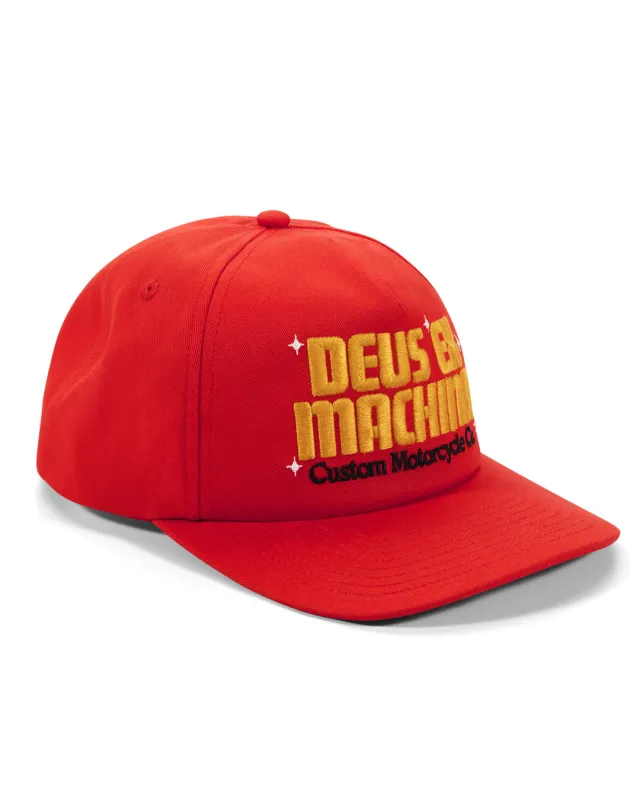 Drop Down Cap - Tangerine Tango sold by Deus Ex Machina