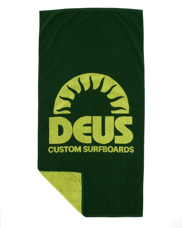 Coast Surf Towel - Posy Green sold by Deus Ex Machina