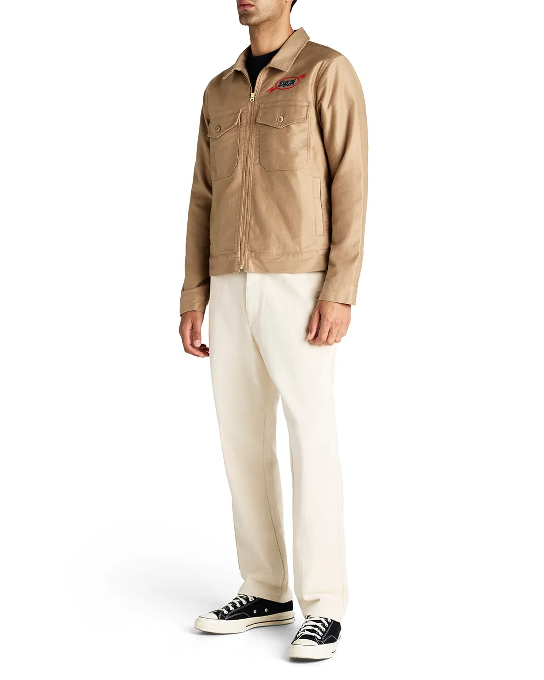 Stepper Jacket - Khaki sold by Deus Ex Machina product image thumbnail 3