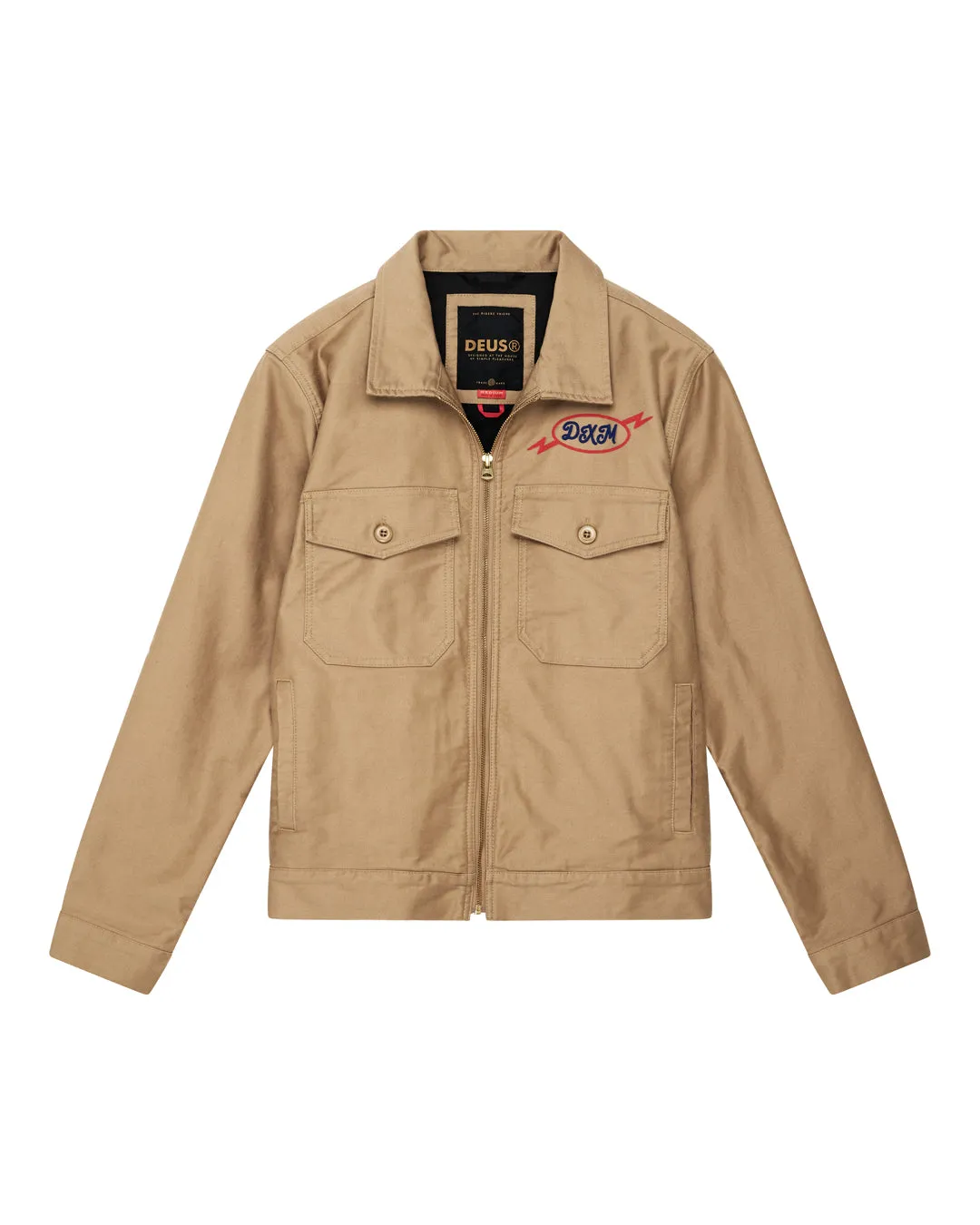 Stepper Jacket - Khaki sold by Deus Ex Machina product image thumbnail 5