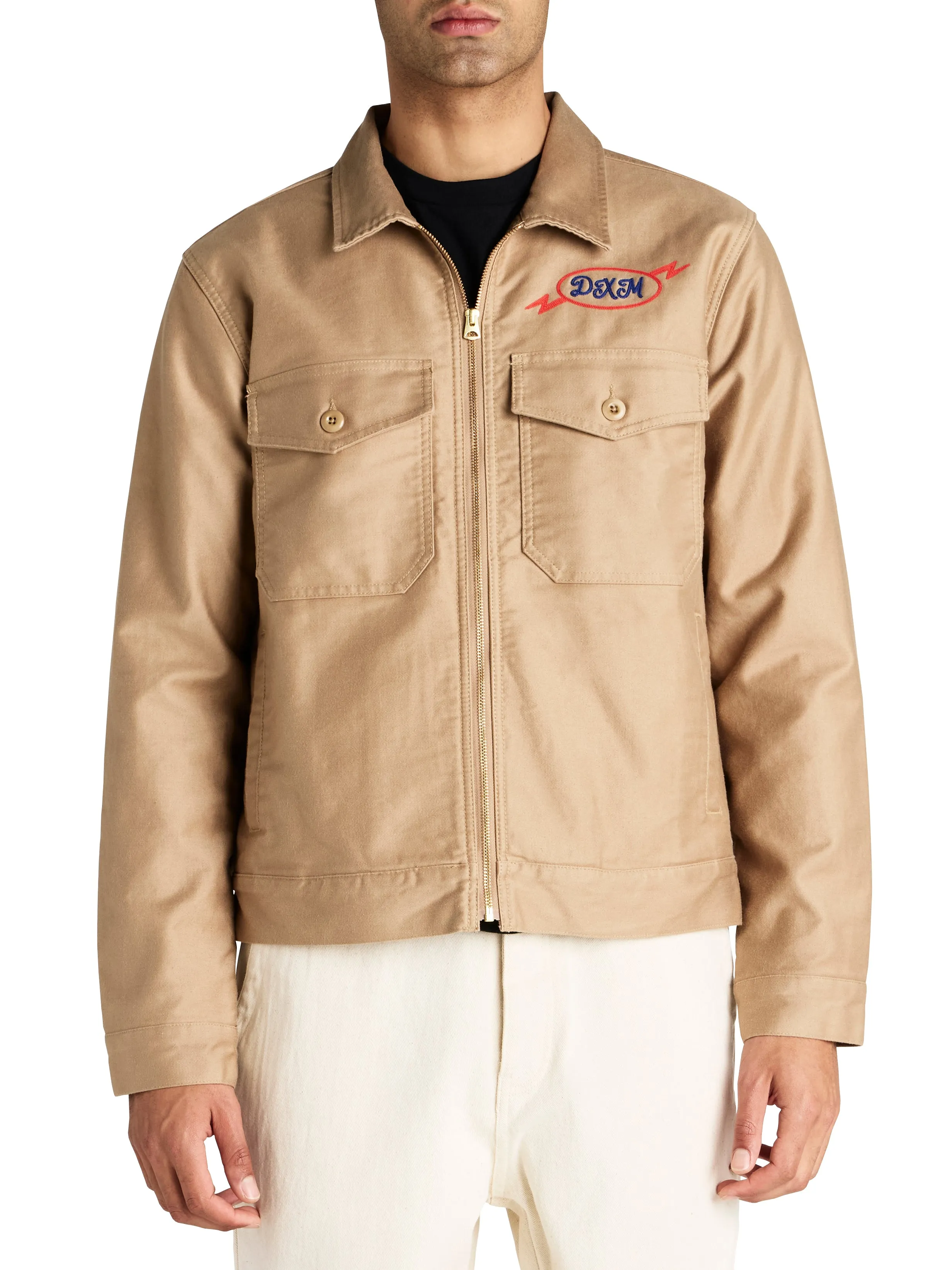 Stepper Jacket - Khaki sold by Deus Ex Machina product image thumbnail 2
