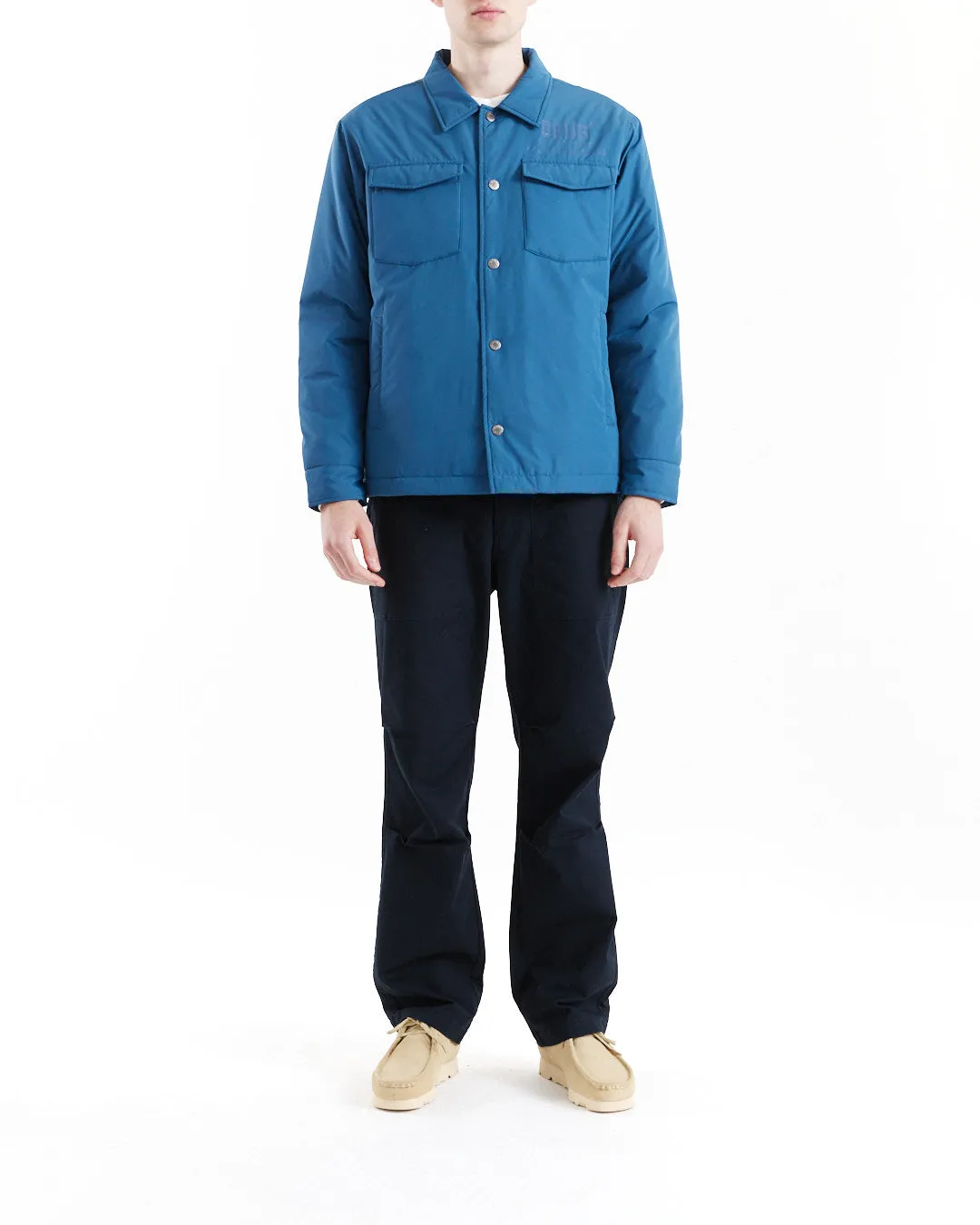 Monty Padded Overshirt - Legion Blue sold by Deus Ex Machina product image thumbnail 3