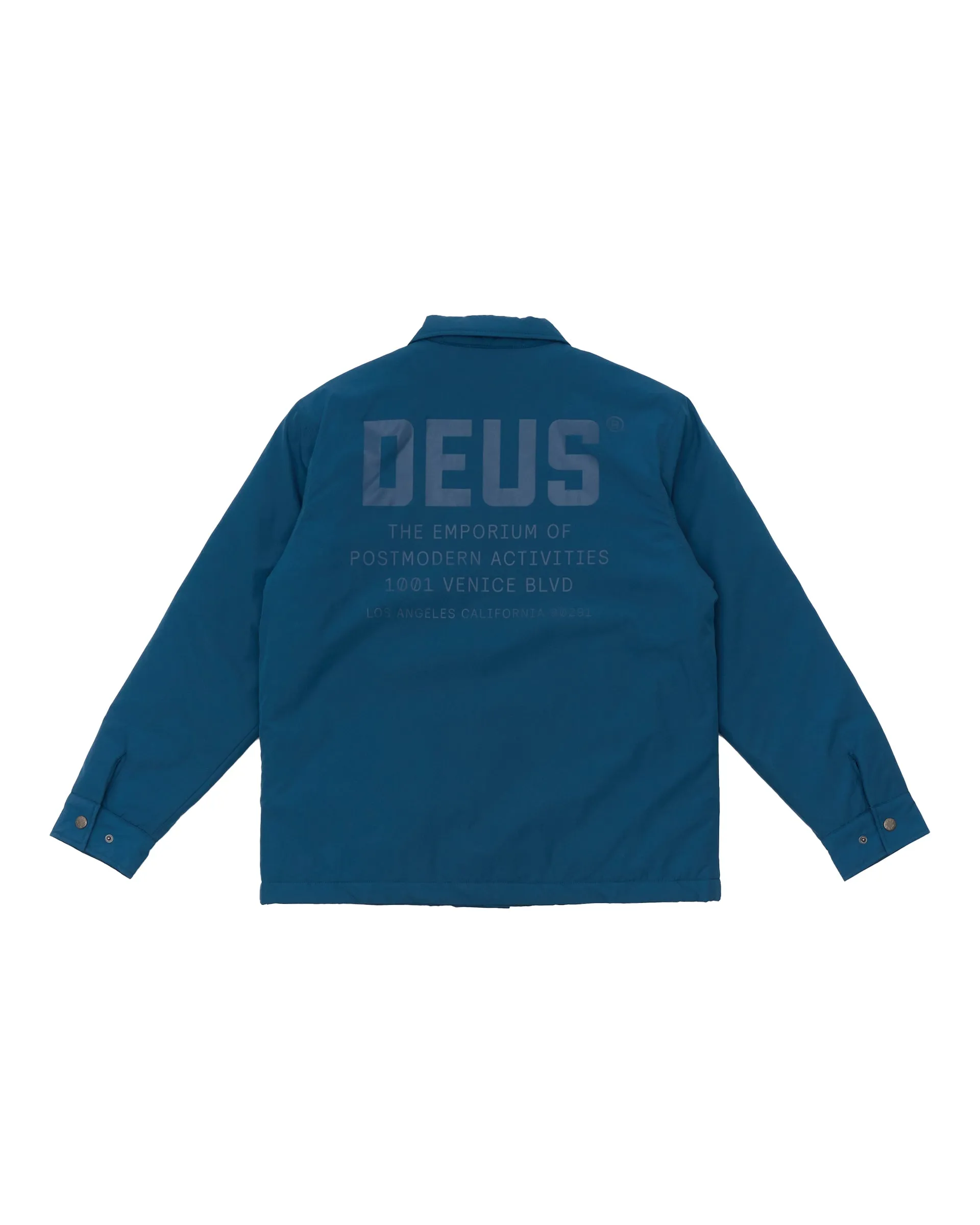 Monty Padded Overshirt - Legion Blue sold by Deus Ex Machina product image thumbnail 5