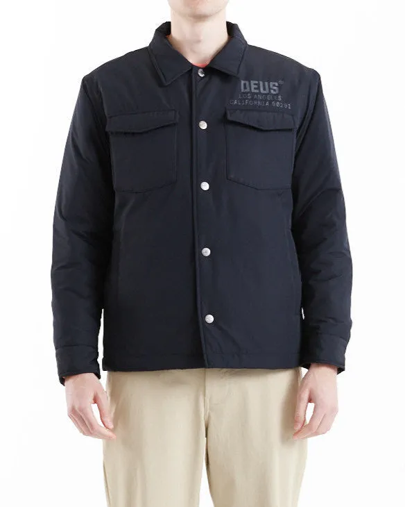 Monty Padded Overshirt - Black sold by Deus Ex Machina