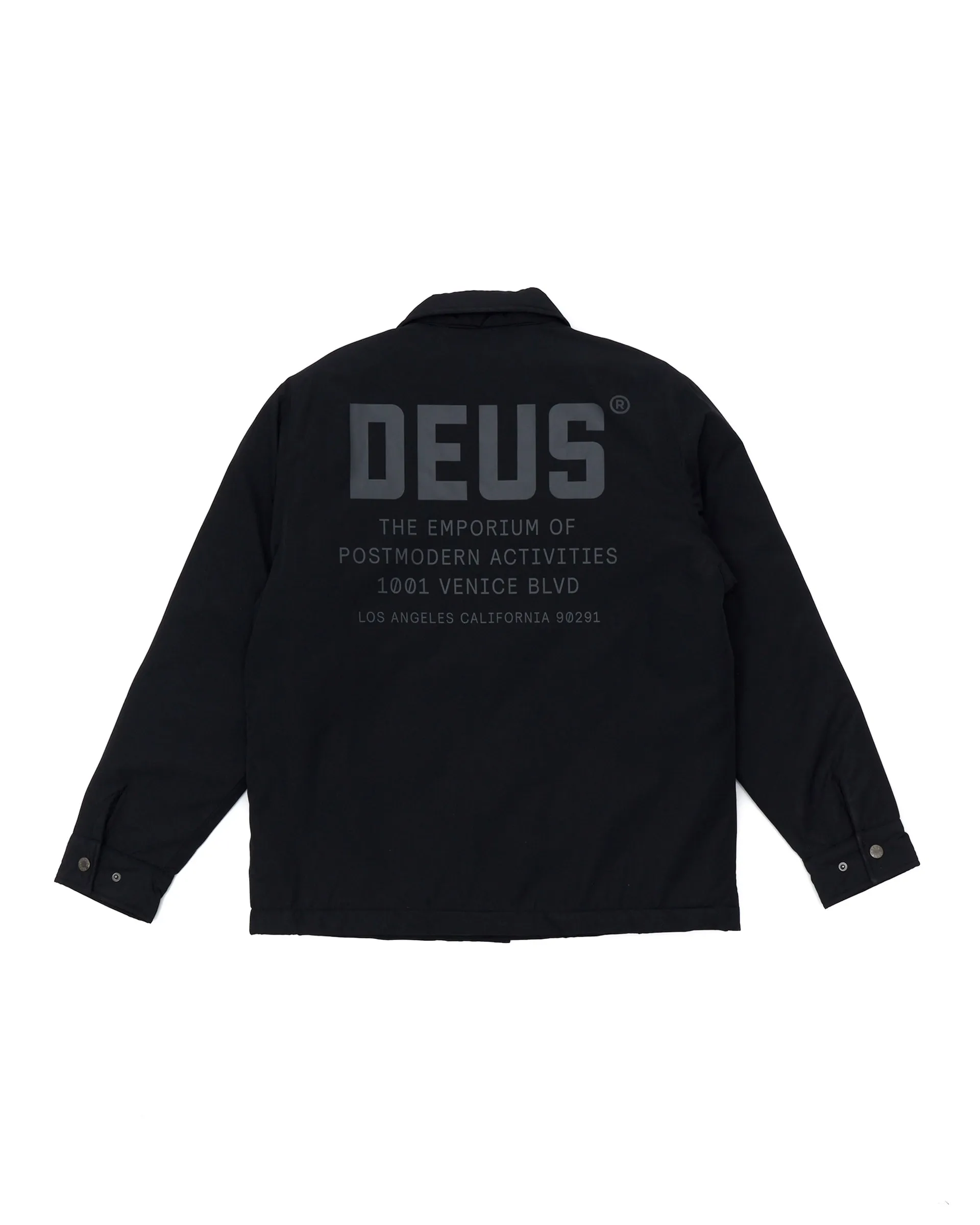 Monty Padded Overshirt - Black sold by Deus Ex Machina product image thumbnail 4