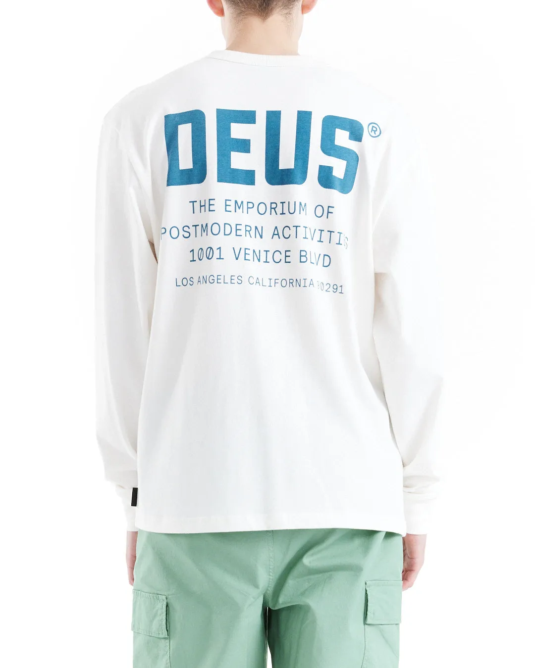 Jones Long Sleeve Tee - Vintage White sold by Deus Ex Machina product image thumbnail 2