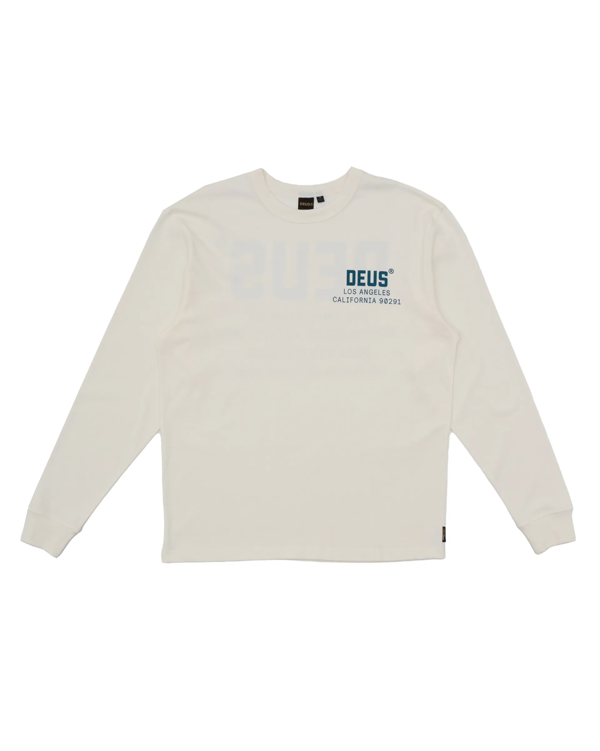 Jones Long Sleeve Tee - Vintage White sold by Deus Ex Machina product image thumbnail 4