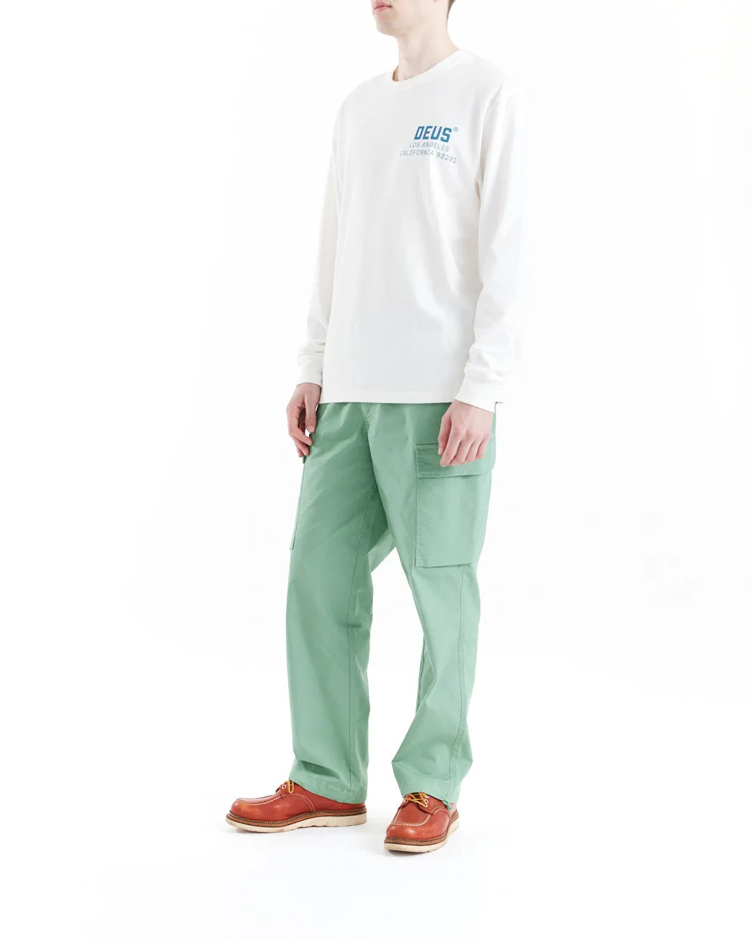 Jones Long Sleeve Tee - Vintage White sold by Deus Ex Machina product image thumbnail 3