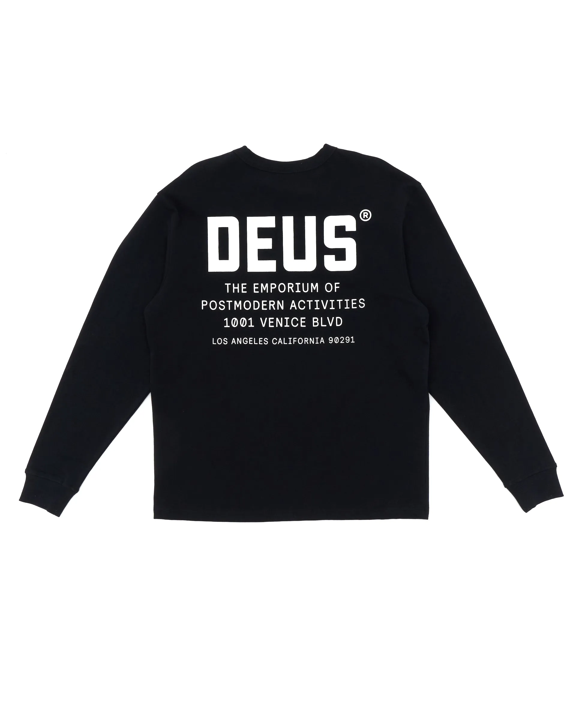 Jones Long Sleeve Tee - Black sold by Deus Ex Machina product image thumbnail 4