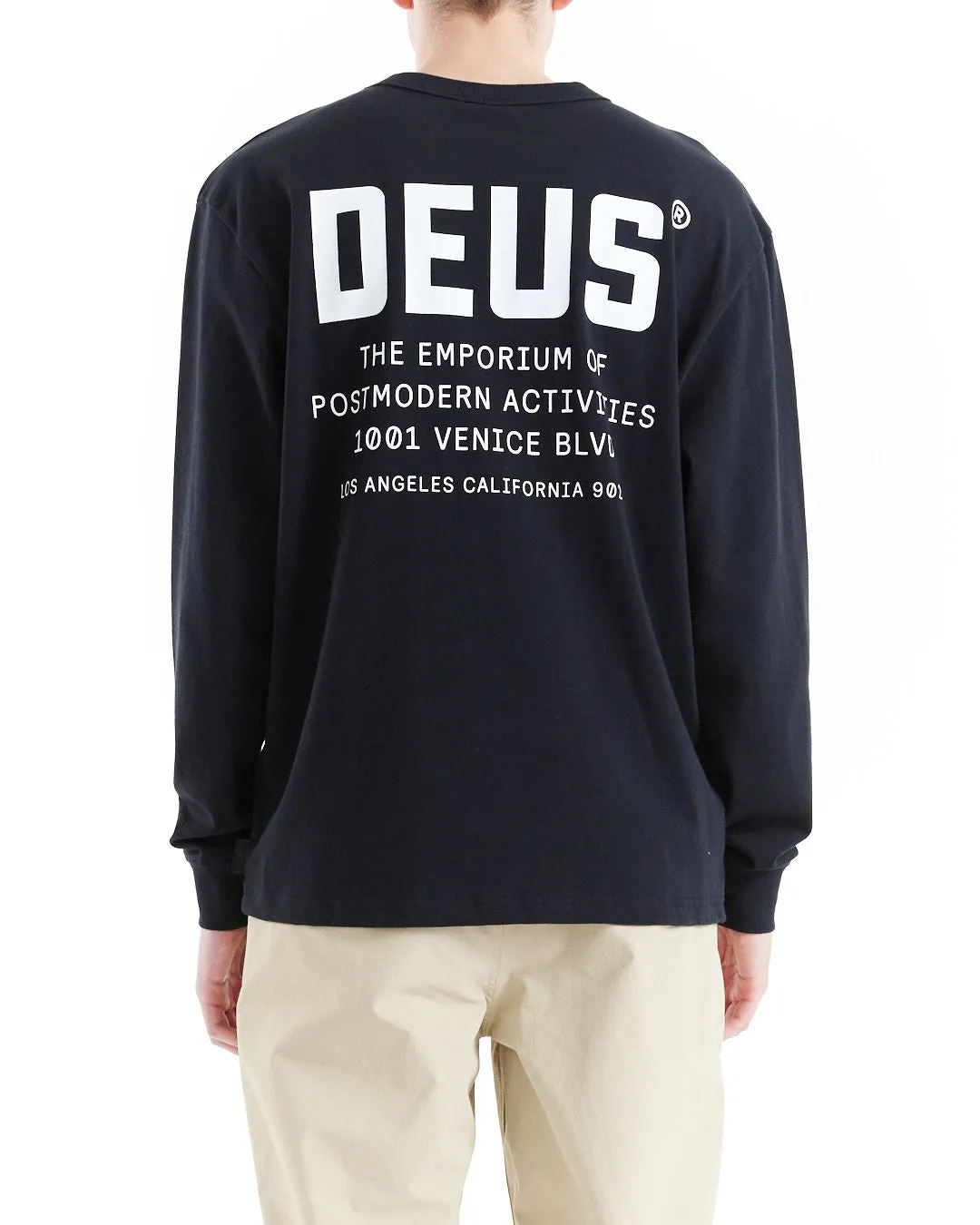 Jones Long Sleeve Tee - Black sold by Deus Ex Machina product image thumbnail 2