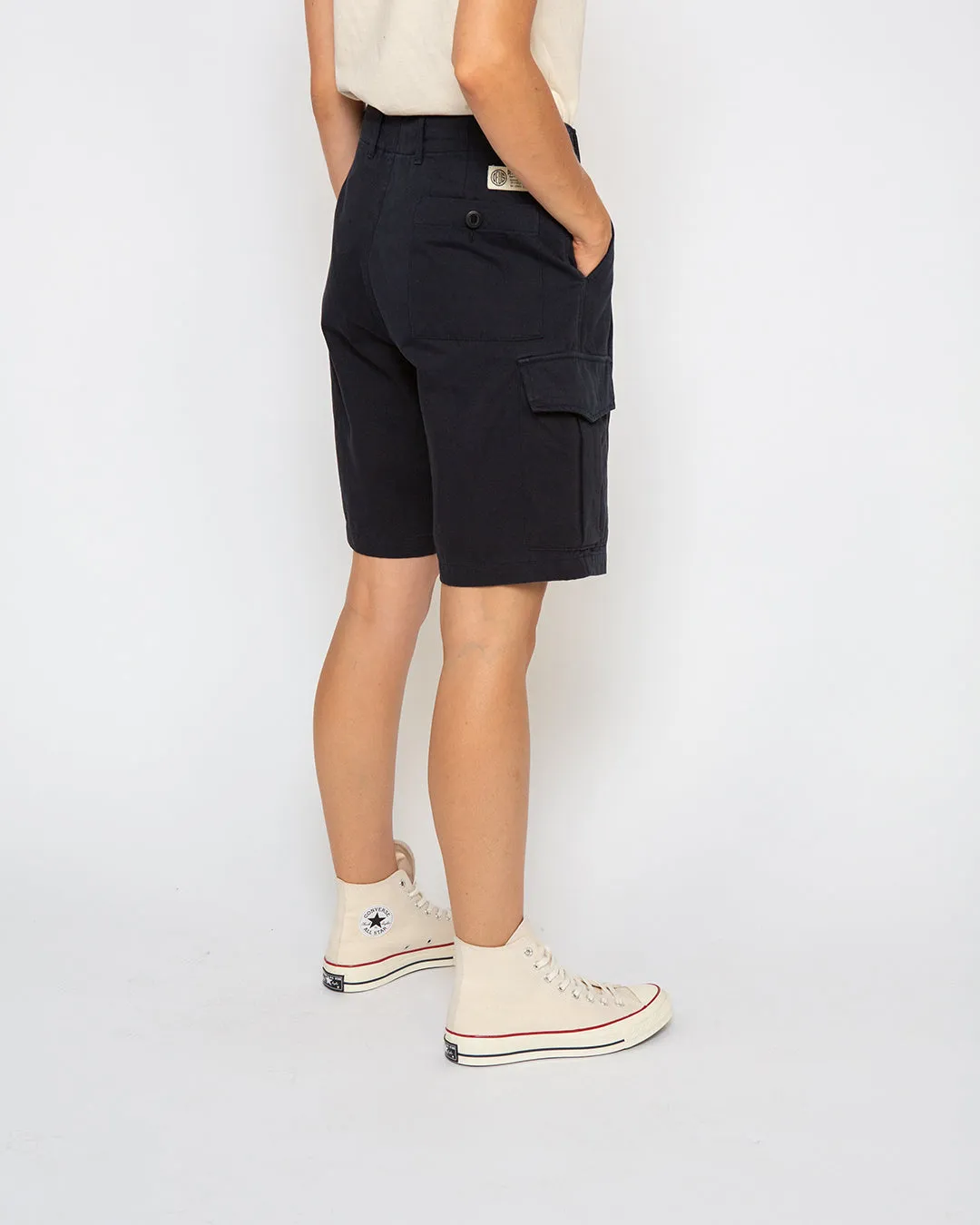 Chloe Cargo Short (Relaxed Fit) - Navy sold by Deus Ex Machina product image thumbnail 4