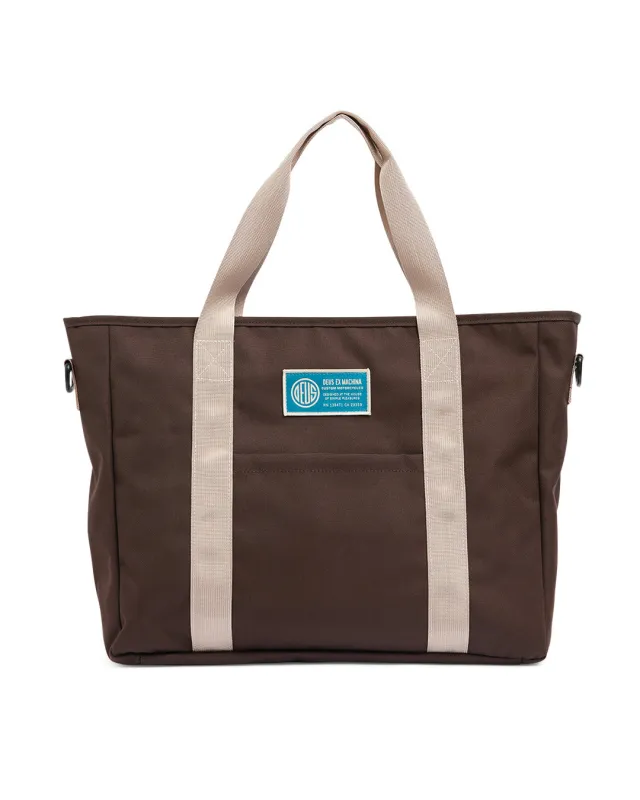 Utility Tote Bag - Choc Brown sold by Deus Ex Machina
