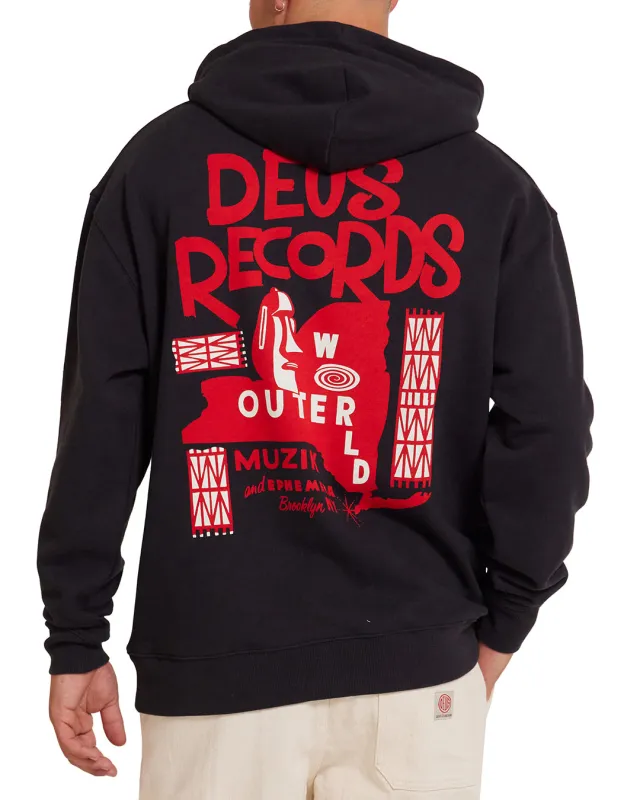 Outerworld Hoodie - Black sold by Deus Ex Machina