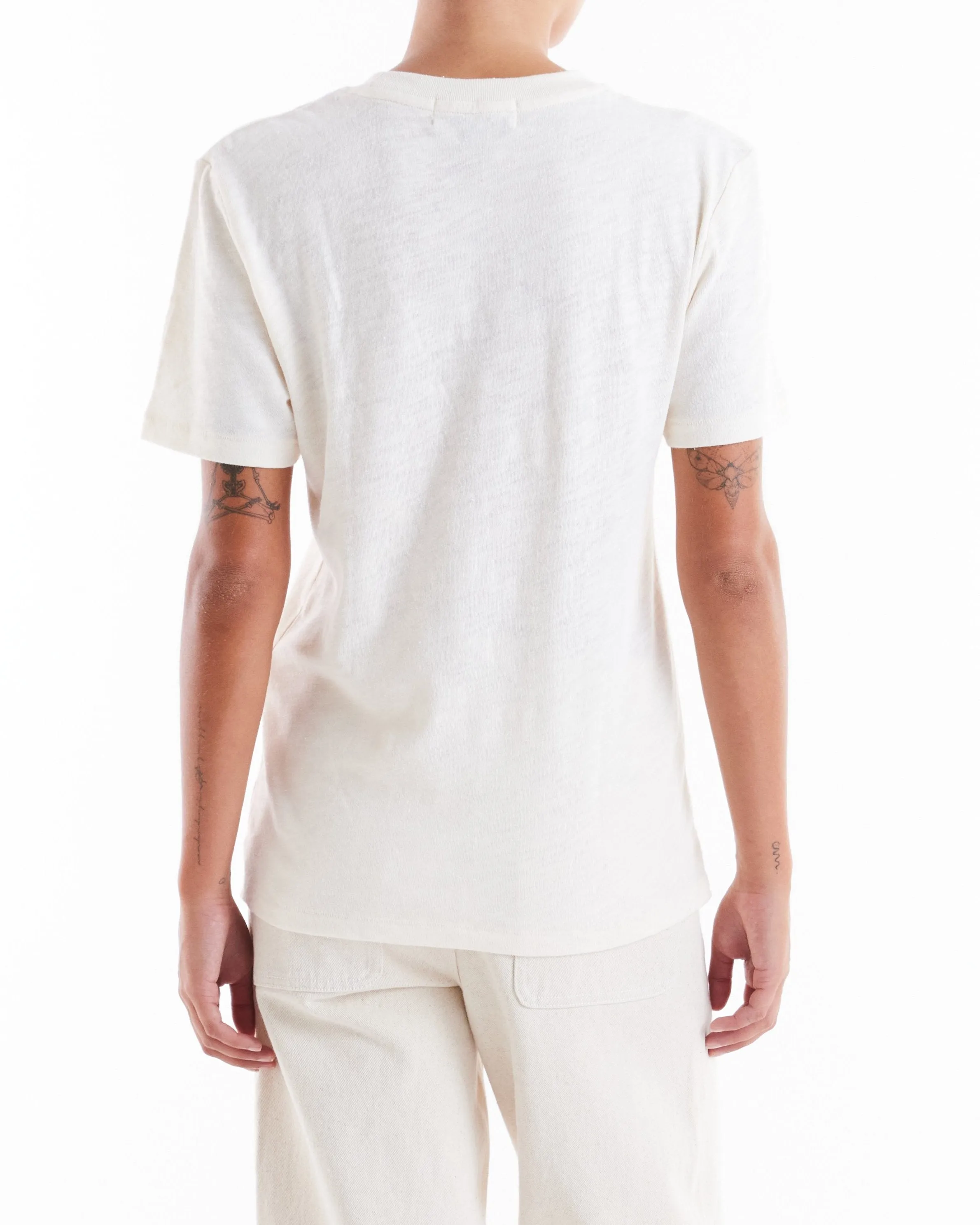 Shots Fired Tee - Dirty White sold by Deus Ex Machina product image thumbnail 2