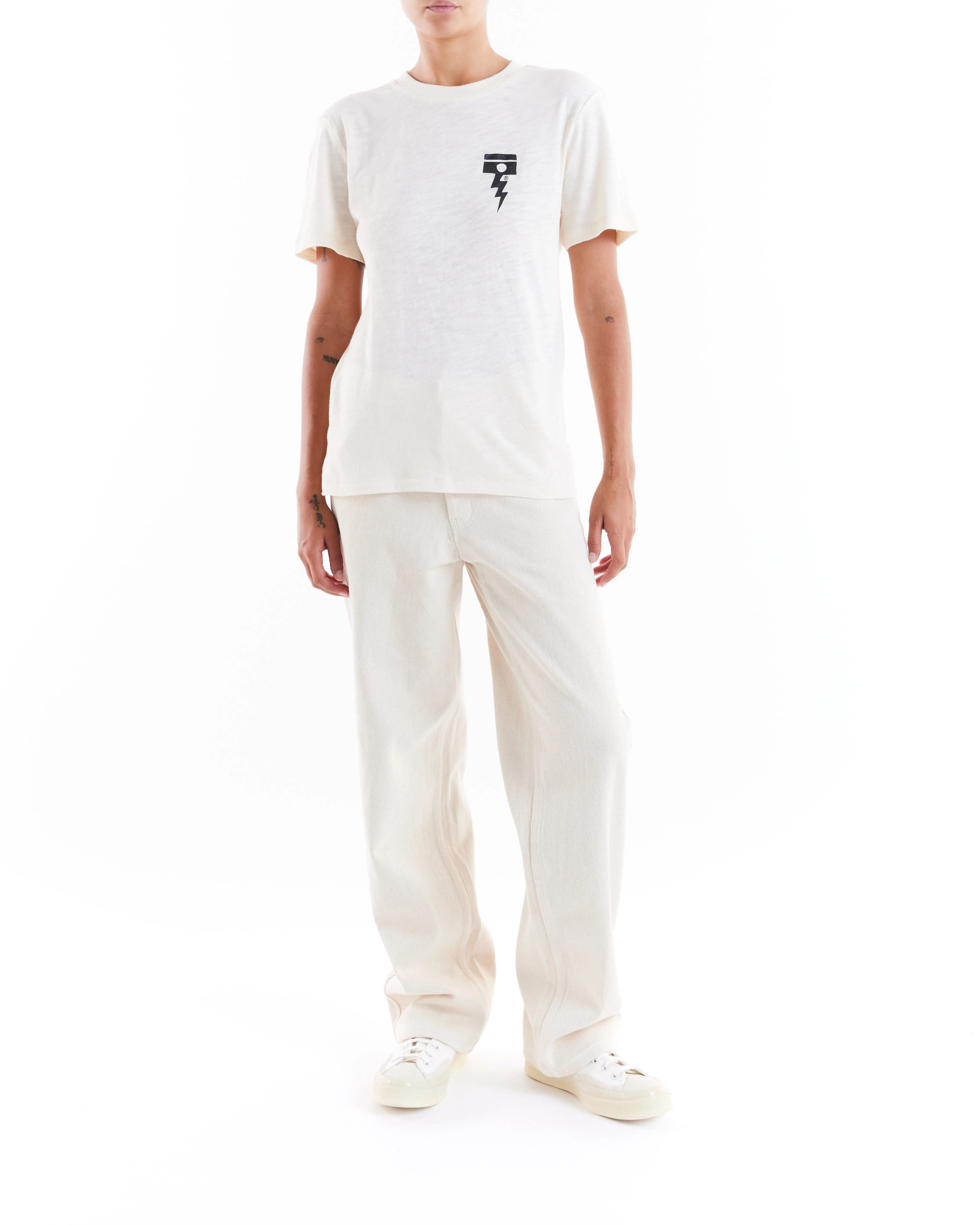 Shots Fired Tee - Dirty White sold by Deus Ex Machina product image thumbnail 5