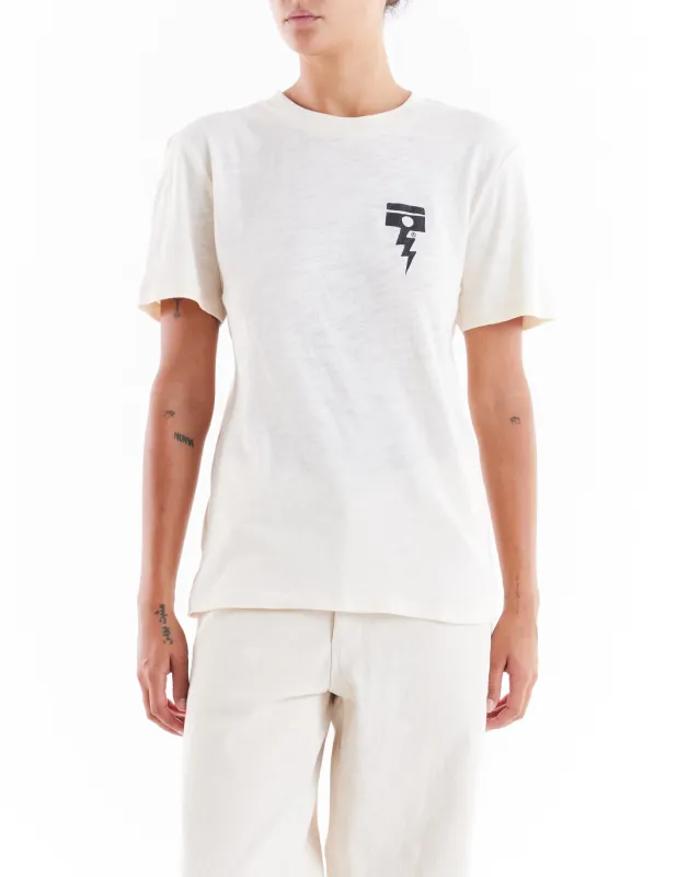 Shots Fired Tee - Dirty White sold by Deus Ex Machina