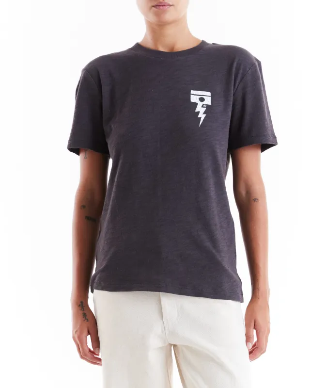 Shots Fired Tee - Anthracite sold by Deus Ex Machina