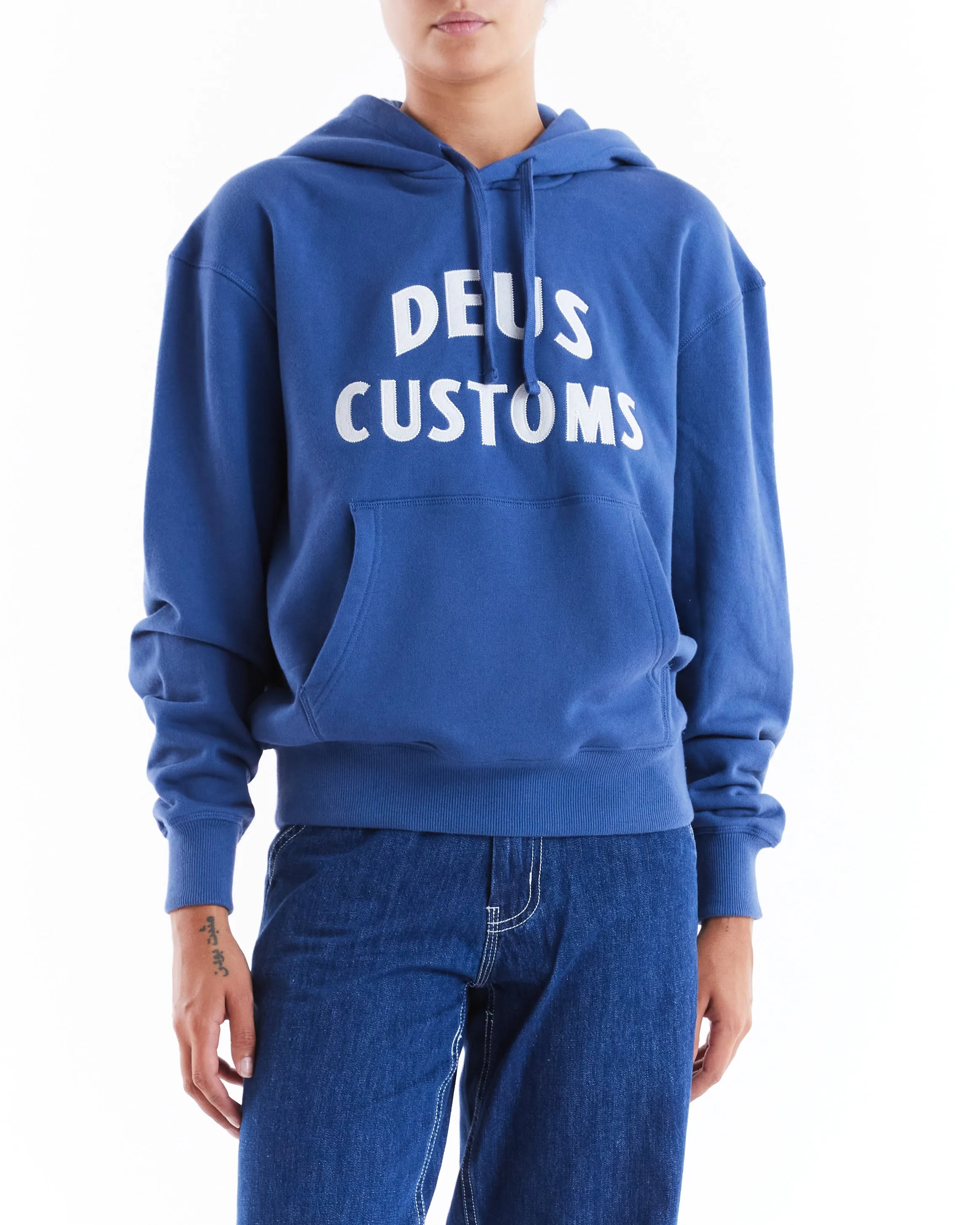 Premonition Hoodie - Mechanic Blue sold by Deus Ex Machina