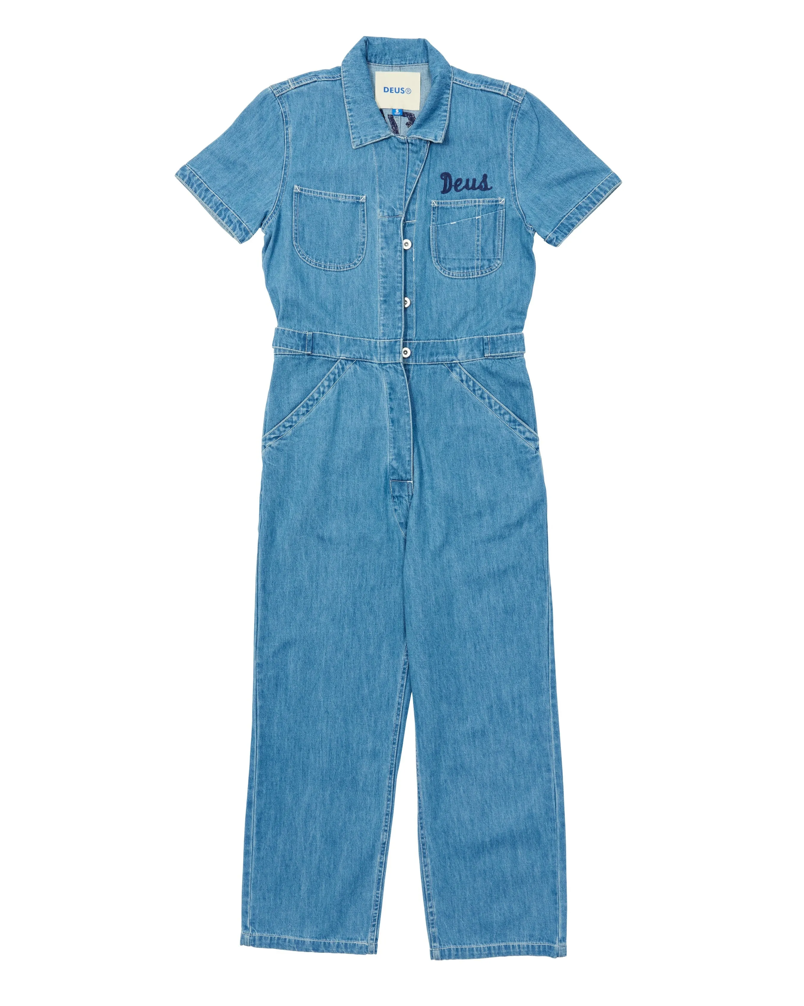 Archival Coverall - Bleach Stonewash sold by Deus Ex Machina product image thumbnail 3
