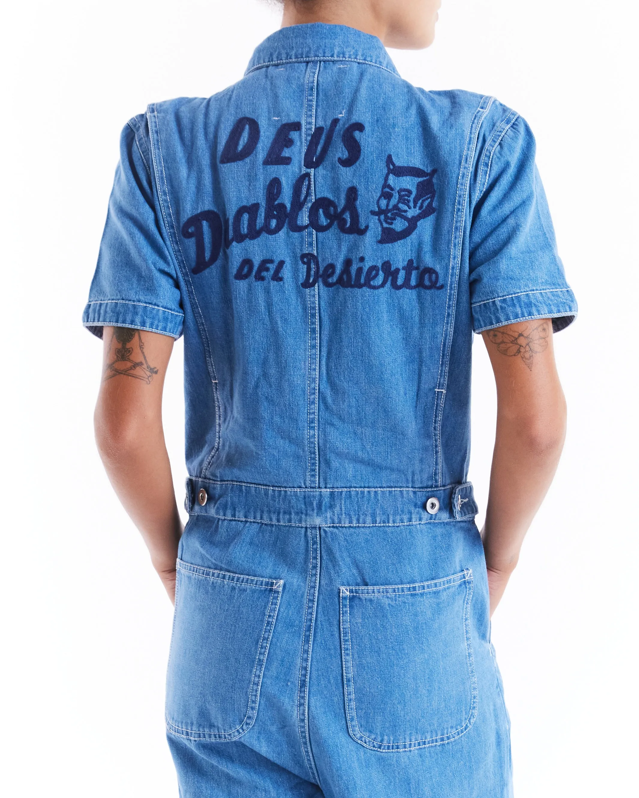 Archival Coverall - Bleach Stonewash sold by Deus Ex Machina product image thumbnail 2