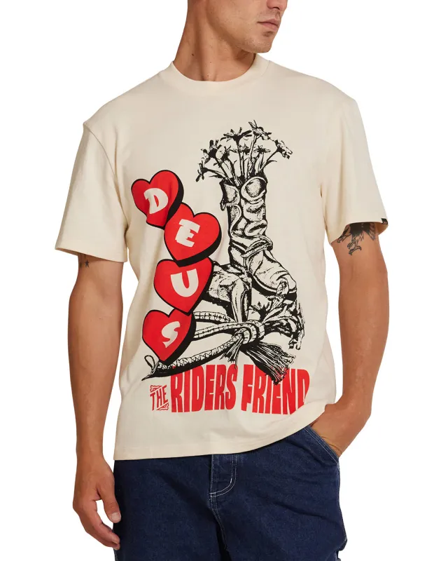 Honky Tonkin Tee - Dirty White sold by Deus Ex Machina