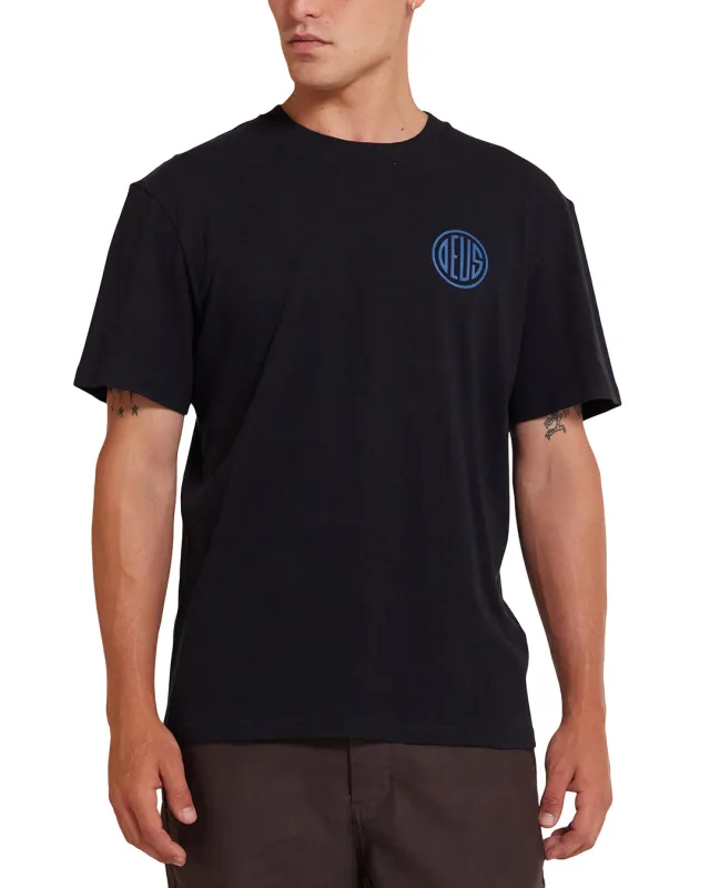 Pill Logo Tee - Black sold by Deus Ex Machina