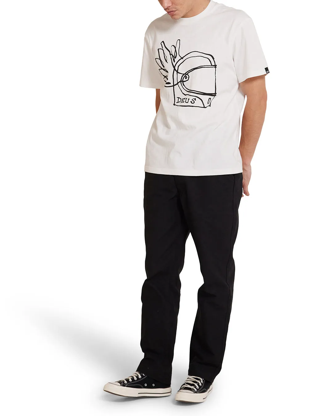 Helmet Tee - Vintage White sold by Deus Ex Machina product image thumbnail 3