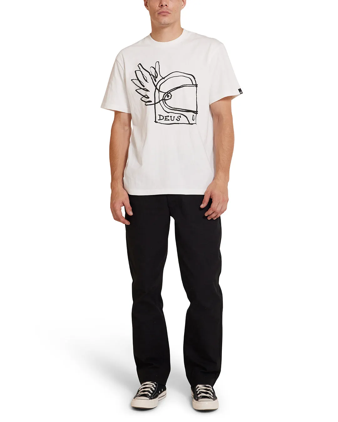 Helmet Tee - Vintage White sold by Deus Ex Machina product image thumbnail 4