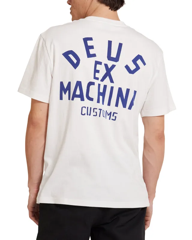Pisstin Tee - Vintage White sold by Deus Ex Machina