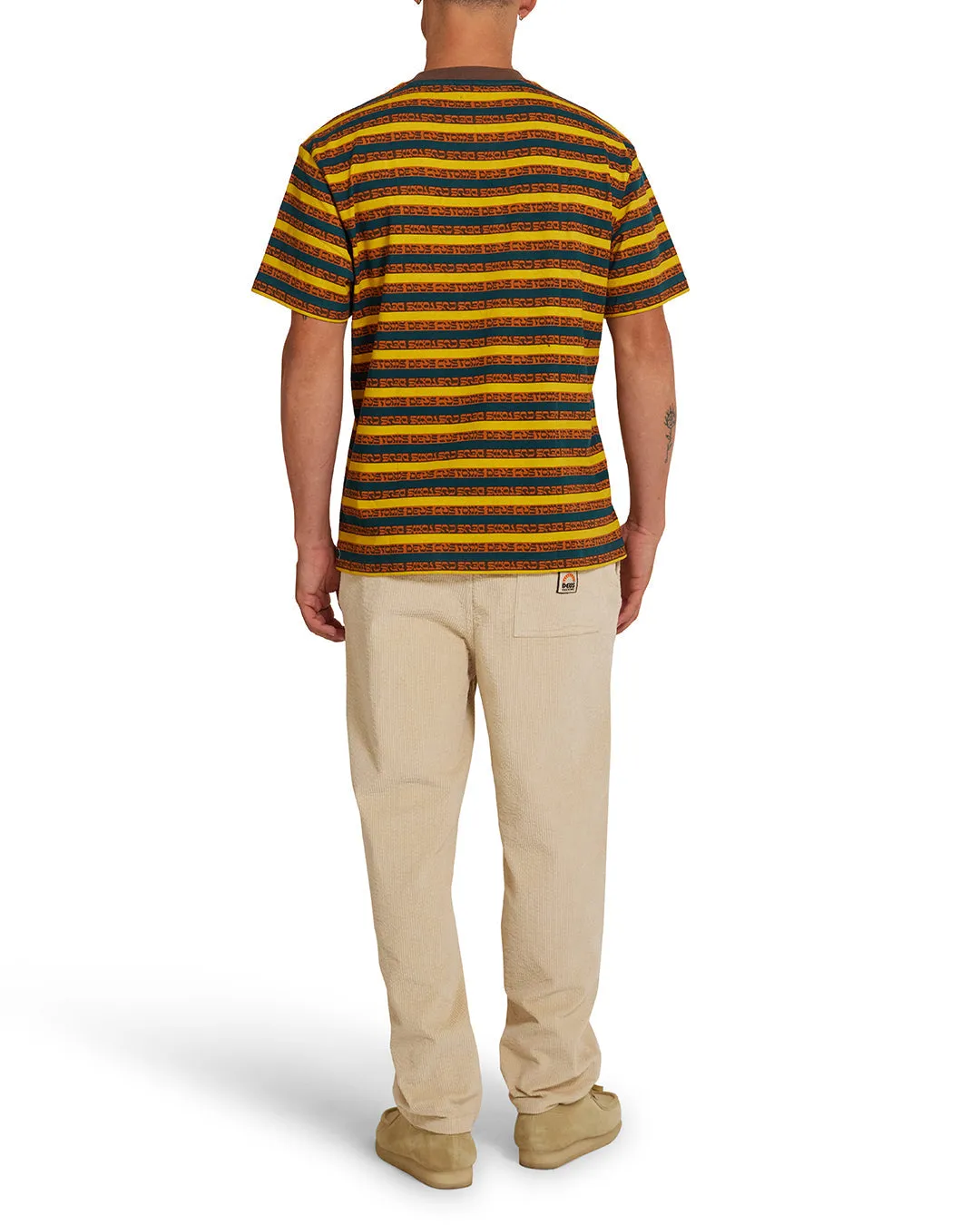 Salutation Stripe Tee - Multi sold by Deus Ex Machina product image thumbnail 5
