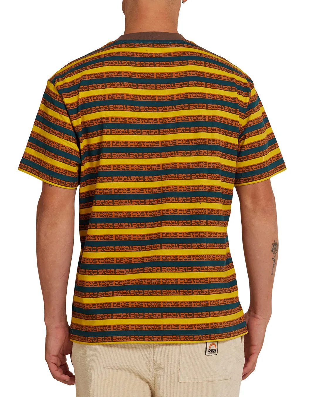 Salutation Stripe Tee - Multi sold by Deus Ex Machina product image thumbnail 2