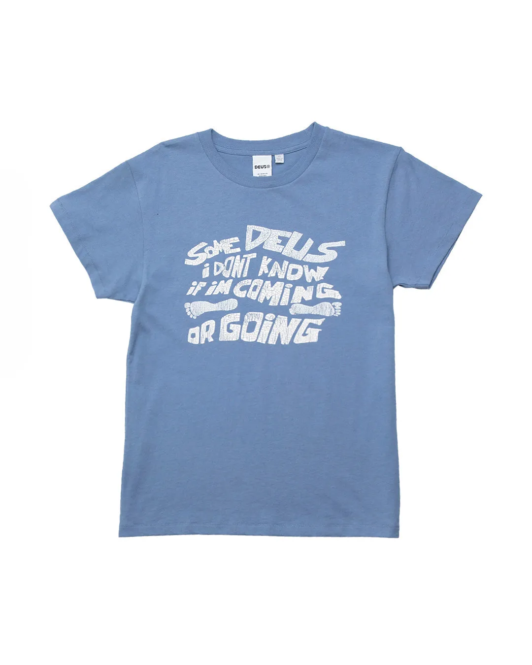 Left Feet Tee (Regular Fit) - Faded Denim sold by Deus Ex Machina product image thumbnail 4