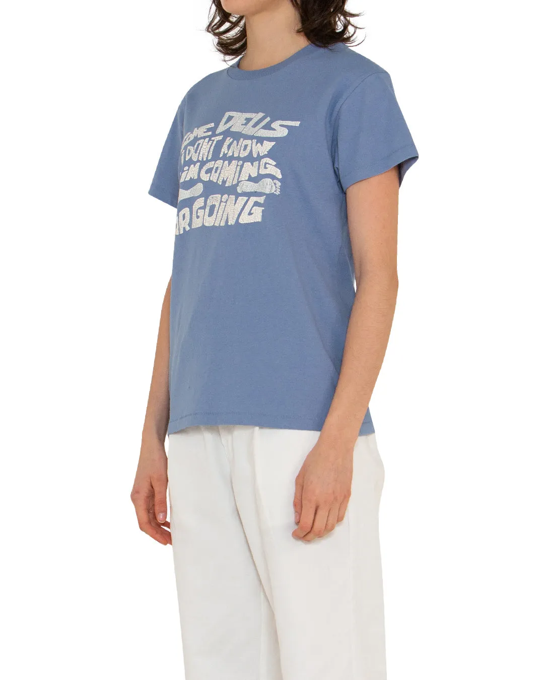 Left Feet Tee (Regular Fit) - Faded Denim sold by Deus Ex Machina product image thumbnail 3