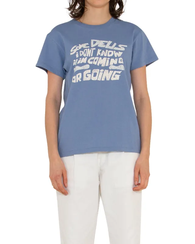 Left Feet Tee (Regular Fit) - Faded Denim sold by Deus Ex Machina