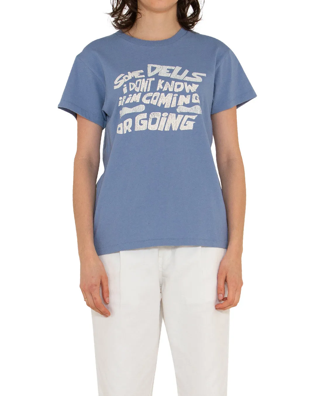 Left Feet Tee (Regular Fit) - Faded Denim sold by Deus Ex Machina