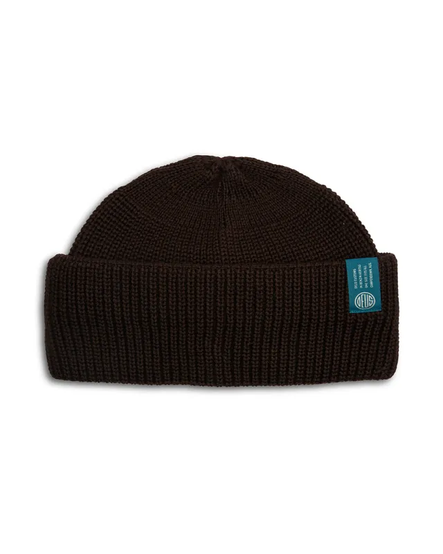 Deck Pill Beanie - Choc Brown sold by Deus Ex Machina