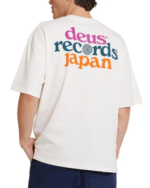 Strata Tee - Vintage White sold by Deus Ex Machina