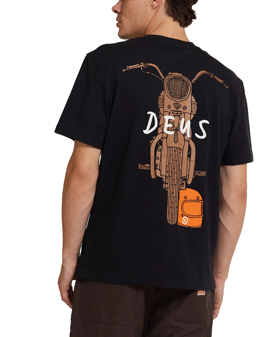 Frontage Tee - Black sold by Deus Ex Machina