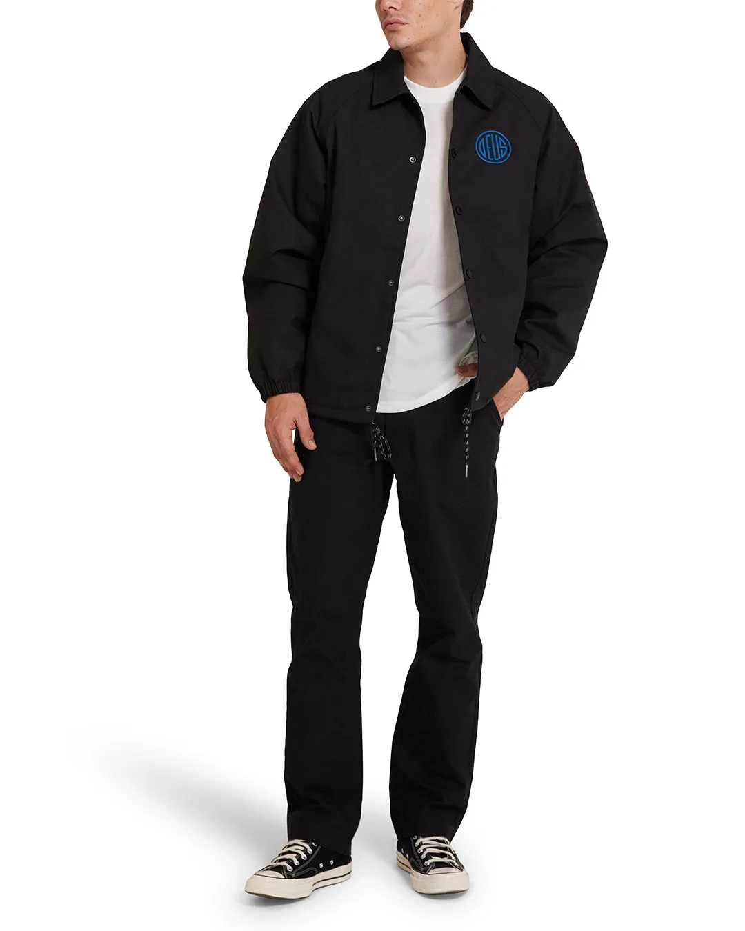 Pill Logo Coach Jacket - Black sold by Deus Ex Machina product image thumbnail 5