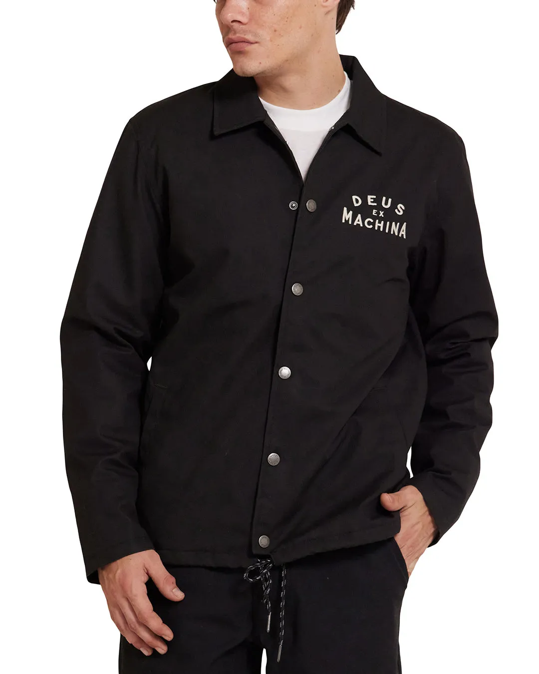 Workshop Coach Jacket - Black sold by Deus Ex Machina