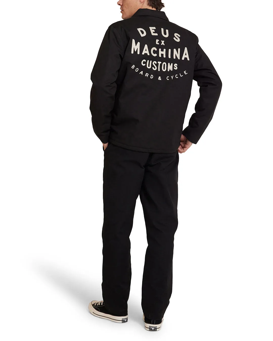 Workshop Coach Jacket - Black sold by Deus Ex Machina product image thumbnail 4
