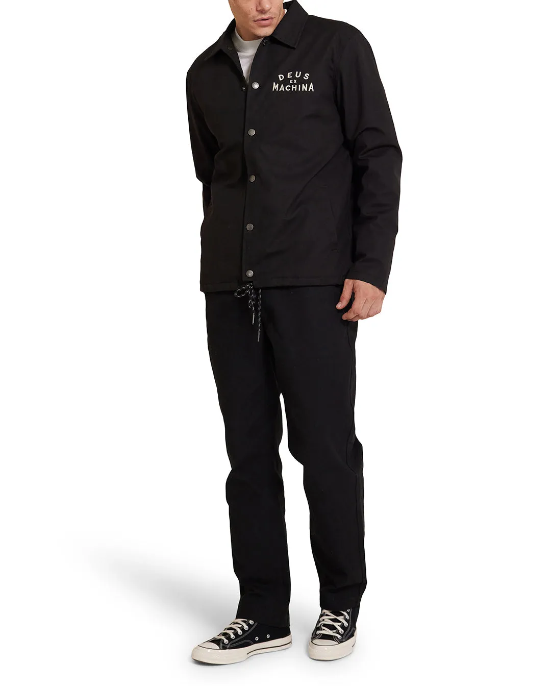 Workshop Coach Jacket - Black sold by Deus Ex Machina product image thumbnail 3