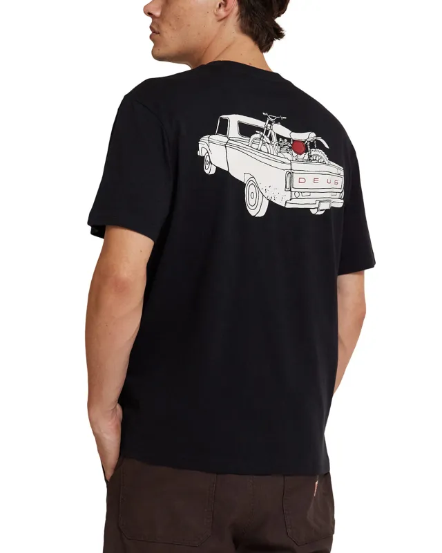 Carby Pickup Tee - Black sold by Deus Ex Machina