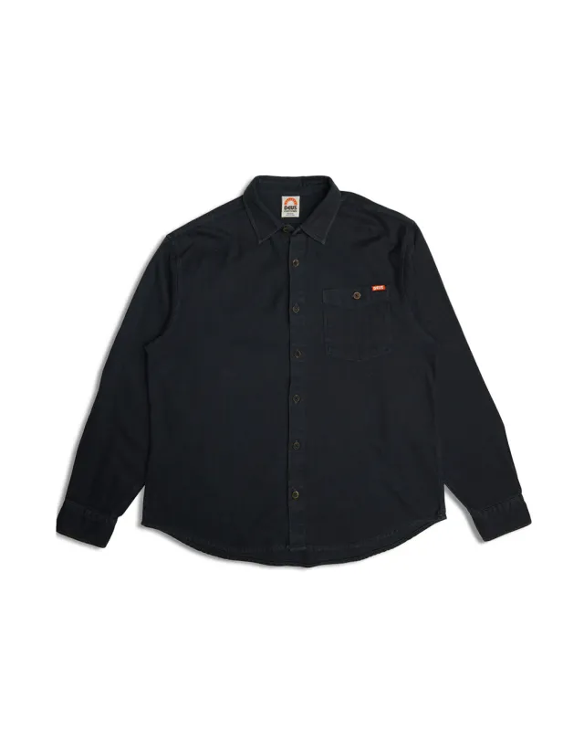 Keon Flannel Shirt - Anthracite sold by Deus Ex Machina