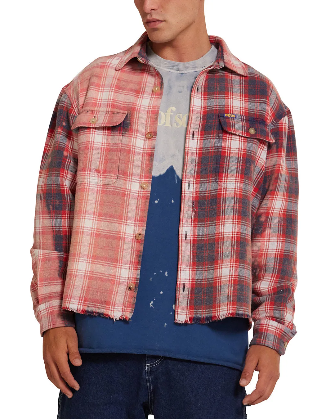Double Fantasy Shirt - Red Check sold by Deus Ex Machina