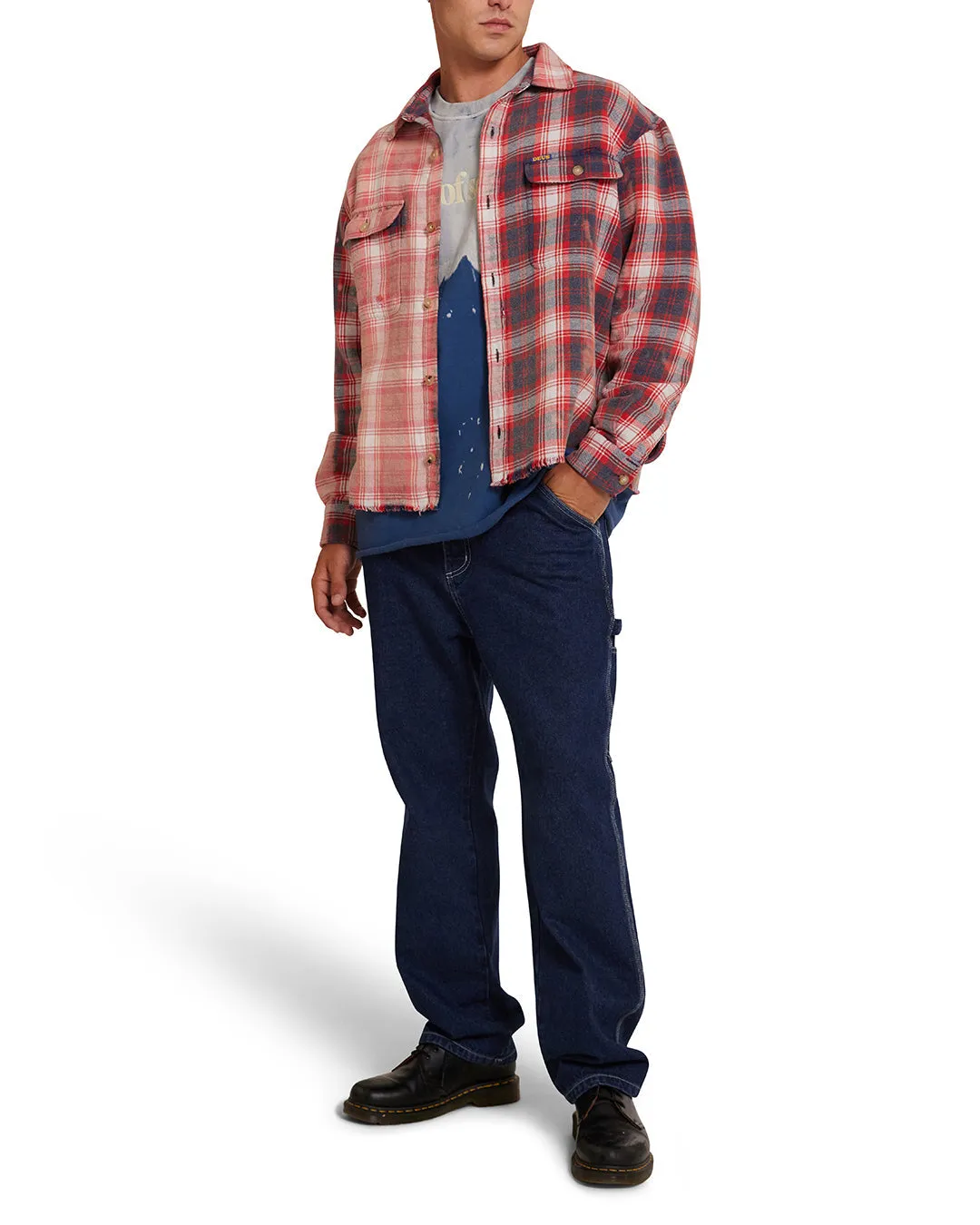 Double Fantasy Shirt - Red Check sold by Deus Ex Machina product image thumbnail 4